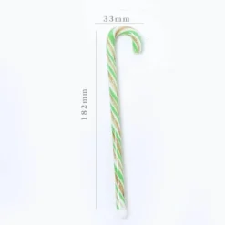 Plates u0026 More Küche & Esszimmer-Bunter Weihnachtslöffel mit langem Griff – Kreativer Rührstab aus Glas für Saft, Kaffee und Kuchen