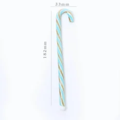 Plates u0026 More Küche & Esszimmer-Bunter Weihnachtslöffel mit langem Griff – Kreativer Rührstab aus Glas für Saft, Kaffee und Kuchen