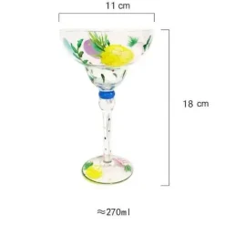 Plates u0026 More Küche & Esszimmer-Buntes handgefertigtes Margarita-Gläser-Set – einzigartiges Trinkgeschirr für die Hausbar und Hochzeiten