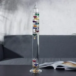 The Gilded Nest Wohndeko-Buntes nordisches Thermometer – Kreative Wohndekoration