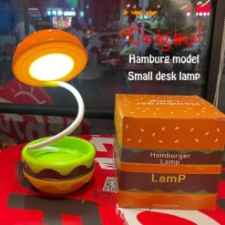 Illuminate Home Beleuchtung-Burger-Nachtlicht – süße LED-Lampe fürs Kinderzimmer