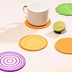 The Cozy Mug Küche & Esszimmer-Burger-Untersetzer-Set – lustige Heimdekoration für Feinschmecker