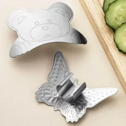The Culinary Kit Küche & Esszimmer-Butterfly-Messerschild – verstellbarer Fingerschutz aus Edelstahl