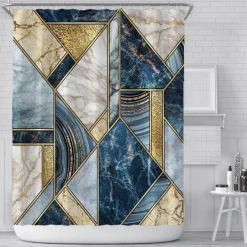 Aqua Essence Badezimmer-Caesar Duschvorhang – Elegantes römisches Badezimmerdekor