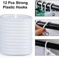 Aqua Essence Badezimmer-Caesar Duschvorhang – Elegantes römisches Badezimmerdekor