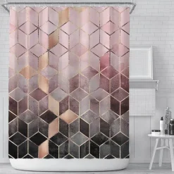 Aqua Essence Badezimmer-Caesar Duschvorhang – Elegantes römisches Badezimmerdekor