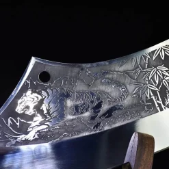 The Outdoor Vault Heimwerkzeuge|Outdoor & Garten-Campingmesser - Edelstahl Fighter Tiger Design