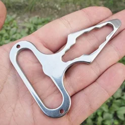 The Outdoor Vault Camping-Werkzeuge|Outdoor-Artikel-Camping-Schraubenschlüssel aus Edelstahl – Multifunktionales Outdoor-Dienstprogramm