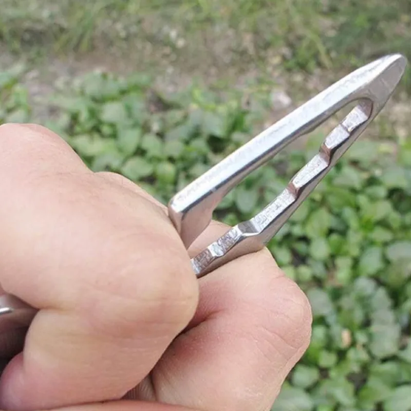 The Outdoor Vault Camping-Werkzeuge|Outdoor-Artikel-Camping-Schraubenschlüssel aus Edelstahl – Multifunktionales Outdoor-Dienstprogramm