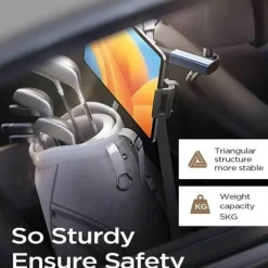 Wild u0026 Free Gear Autozubehör|Automobilindustrie-Car Assister Einziehbarer Telefonhalter für den Rücksitz