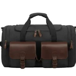 BagAura Taschen & Geldbörsen-Carry-On Duffel – Reisetasche mit Trolley-Hülle & Gepäckfach