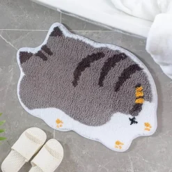 Soft Steps Badezimmer-Cartoon Absorbent Floor Mat - Fun Decorative Rug for Home