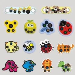 Kinder The Relaxation Nook Kinderwagen & Zubehör|Gesundheits-Gadgets-Cartoon Baby Thermometer Aufkleber - Niedlicher Gesundheitstracker