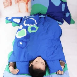 The Decor Haven Camping-Werkzeuge|Outdoor-Artikel-Cartoon Dinosaurier Kind Schlafsack