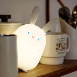 Bright Accents Beleuchtung-Cartoon Kaninchen Nachtlicht - Silikon Kinderlampe