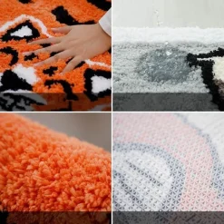 Floor u0026 Flair Boden & Teppiche-Cartoon Wildtiere Teppich - Bunte Kinderzimmer Dekoration