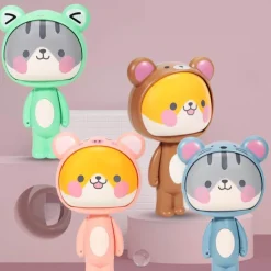 The Decor Haven Gadgets Für Zuhause-Cartoon-Handfächer – süßes, faltbares Design