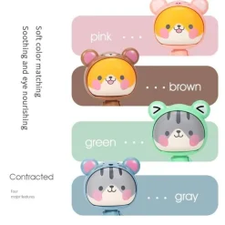 The Decor Haven Gadgets Für Zuhause-Cartoon-Handfächer – süßes, faltbares Design