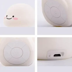 The Gilded Nest Beleuchtung-Cartoon-LED-Nachtlampe – süßes Ambientelicht