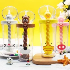 The Culinary Kit Küche & Esszimmer-Cartoon-Mischbecher – 500 ml neuartiger Behälter