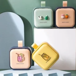 The Relaxation Nook Gesundheits-Gadgets|Gesundheits- Und Entspannungstools-Cartoon-Pillen-Organizer – süße Medikamenten-Reisetasche