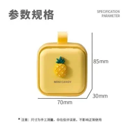 The Relaxation Nook Gesundheits-Gadgets|Gesundheits- Und Entspannungstools-Cartoon-Pillen-Organizer – süße Medikamenten-Reisetasche