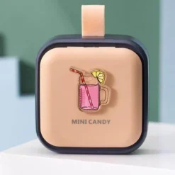 The Relaxation Nook Gesundheits-Gadgets|Gesundheits- Und Entspannungstools-Cartoon-Pillen-Organizer – süße Medikamenten-Reisetasche