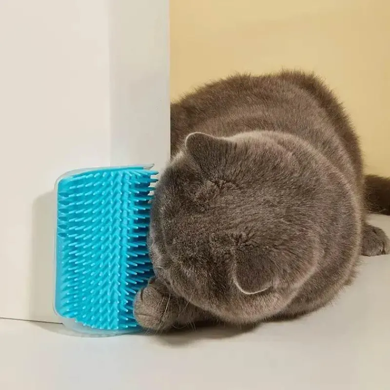 TailTrend Haustierspielzeug-Cat Corner Selbstpflegebürste mit Katzenminze für glückliche, entspannte Katzen