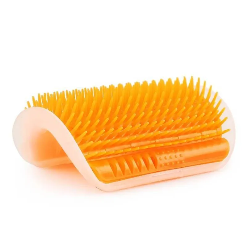 TailTrend Haustierspielzeug-Cat Corner Selbstpflegebürste mit Katzenminze für glückliche, entspannte Katzen