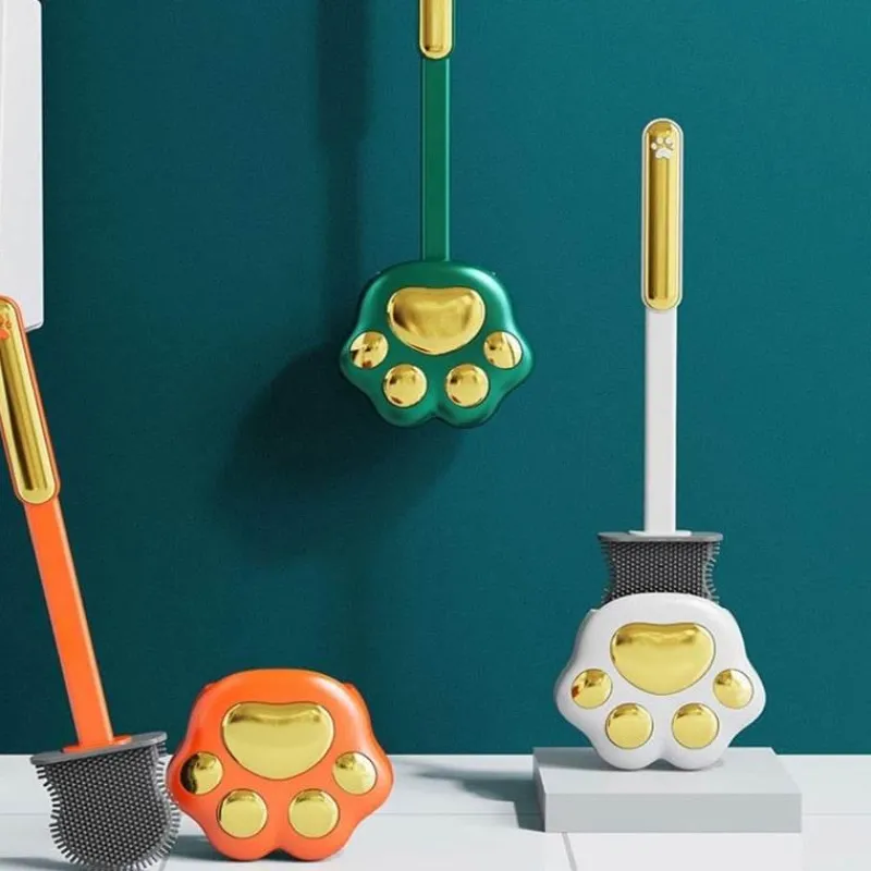 The Blissful Bath Badezimmer-Cat Paw Toilet Brush - Cute Bathroom Cleaning Tool