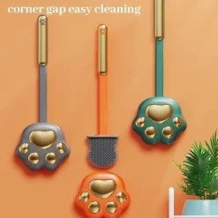 The Blissful Bath Badezimmer-Cat Paw Toilet Brush - Cute Bathroom Cleaning Tool