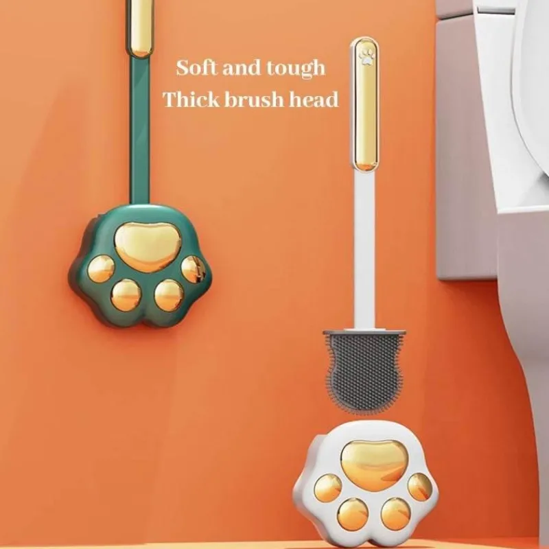 The Blissful Bath Badezimmer-Cat Paw Toilet Brush - Cute Bathroom Cleaning Tool