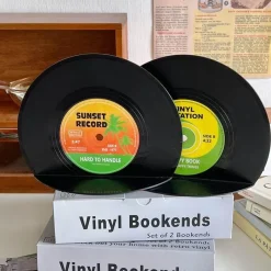 The Gilded Nest Wohndeko-CD-Aufbewahrungsbuch - Kreativer Musikplattenhalter