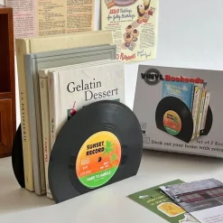 The Gilded Nest Wohndeko-CD-Aufbewahrungsbuch - Kreativer Musikplattenhalter