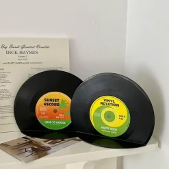 The Gilded Nest Wohndeko-CD-Aufbewahrungsbuch - Kreativer Musikplattenhalter