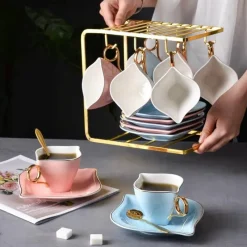 The Cozy Mug Küche & Esszimmer-Cellini Keramik-Kaffeetasse – Elegante Tasse für Kaffeeliebhaber