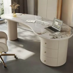 The Lounge Loft Möbel-Cesarina Büroschreibtisch – Moderner Schreibtisch mit Stauraum