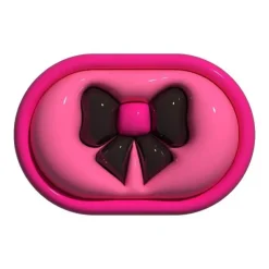 The Blissful Bath Badezimmer-Chic Bow Tie Mat - Non-Slip 3D Floor Rug