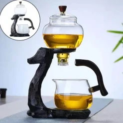 The Cozy Mug Küche & Esszimmer-Chinesische Drachenteekanne aus Keramik – Magnetisches Teeservice