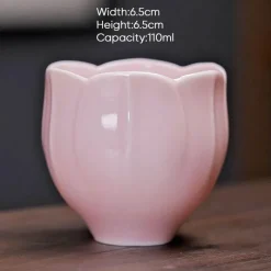 Plates u0026 More Küche & Esszimmer-Chinesisches Kung-Fu-Teetassen-Set – Blumenkeramik, Espresso-Keramik