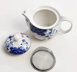 Plates u0026 More Küche & Esszimmer-Chinesisches Teekannen-Set aus Porzellan – traditionelle blau-weiße Teekannen-Kollektion