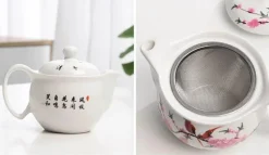 Plates u0026 More Küche & Esszimmer-Chinesisches Teekannen-Set aus Porzellan – traditionelle blau-weiße Teekannen-Kollektion