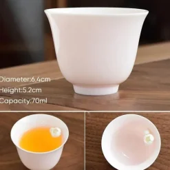 Plates u0026 More Küche & Esszimmer-Chinesisches Teetassen-Set aus Porzellan – elegante Espressotassen aus Keramik