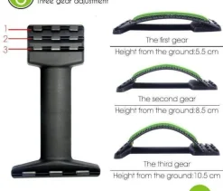 The Relaxation Nook Fitness-Gadgets|Gesundheits-Gadgets-Chiropraktisches Rückenmassagegerät – Magische Schmerzlinderungs-Stretcher