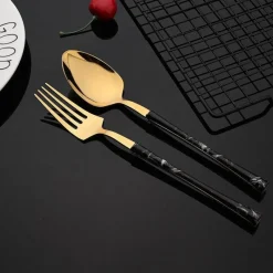 Cutlery Craft Küche & Esszimmer-Choron Edelstahl-Besteckset – Elegantes Essbesteck