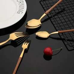 Cutlery Craft Küche & Esszimmer-Choron Edelstahl-Besteckset – Elegantes Essbesteck