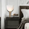 Glow u0026 Shade Beleuchtung-Chrome Blossom Table Lamp - Modern Floral Lighting