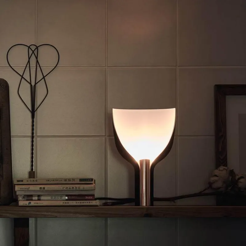 Glow u0026 Shade Beleuchtung-Chrome Blossom Table Lamp - Modern Floral Lighting