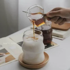 Plates u0026 More Küche & Esszimmer-Chubby Doodle Glasbecher – 4er-Set für heiße und kalte Getränke