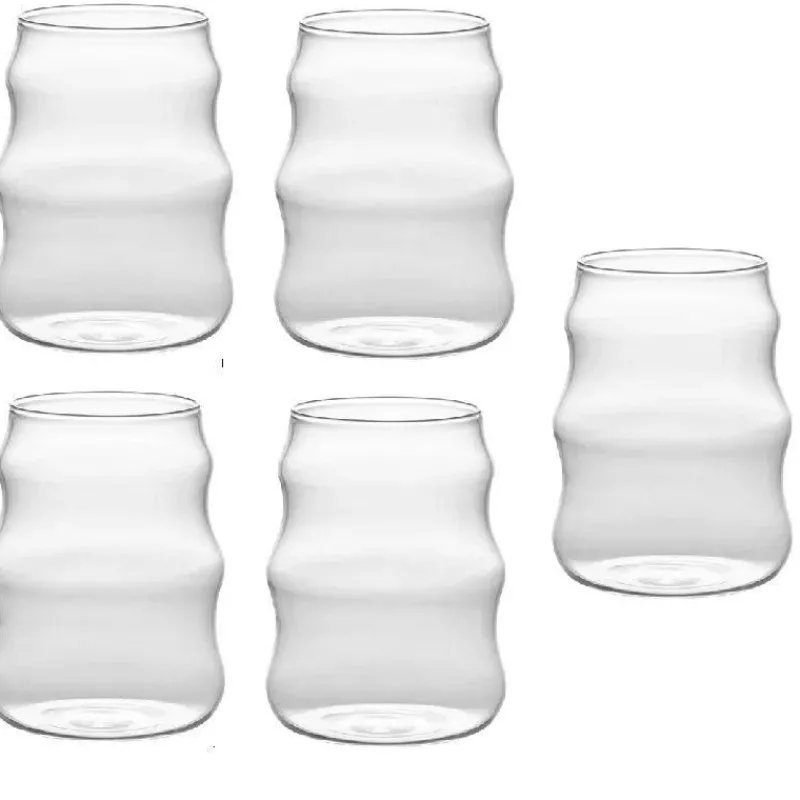 Plates u0026 More Küche & Esszimmer-Chubby Doodle Glasbecher – 4er-Set für heiße und kalte Getränke